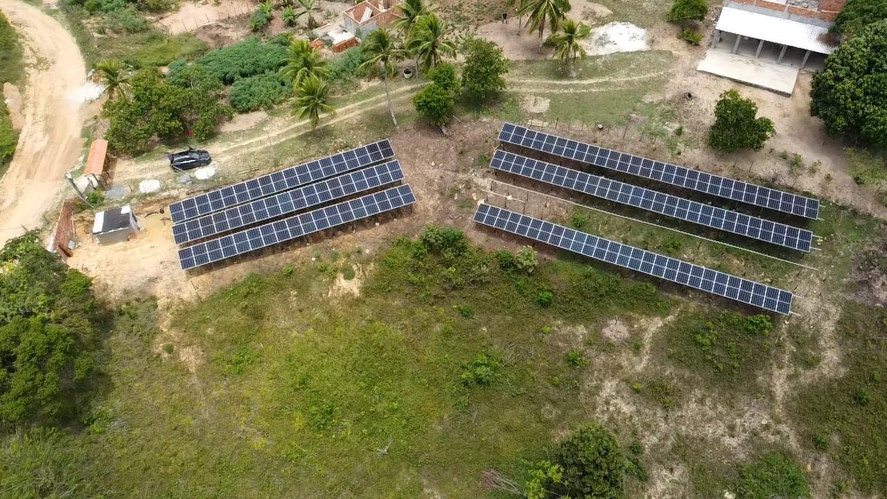Projeto solar Pryme Tech — geração 10.300 kWh/mês